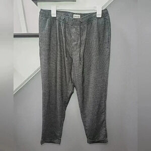 OPEN EDIT Elastic Waist Drawstring Pockets Dressy Pants - L Golf Athletic Preppy